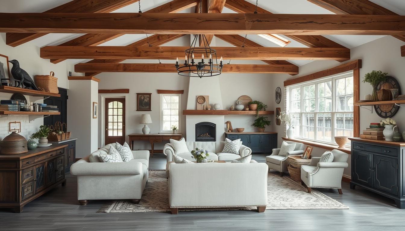 Modern Farmhouse Interior: Rustic Meets Contemporary Style