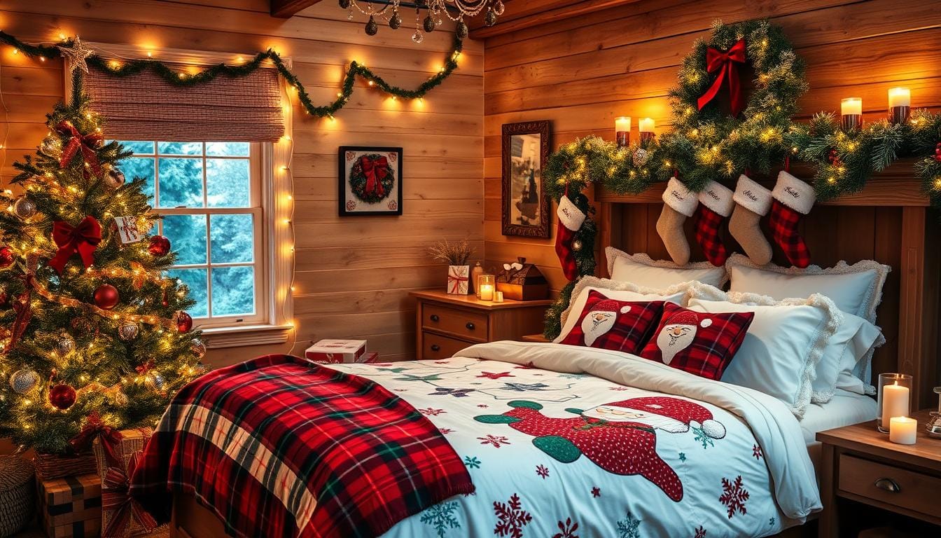 christmas bedroom decor