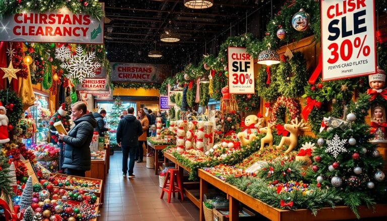 christmas decorations clearance