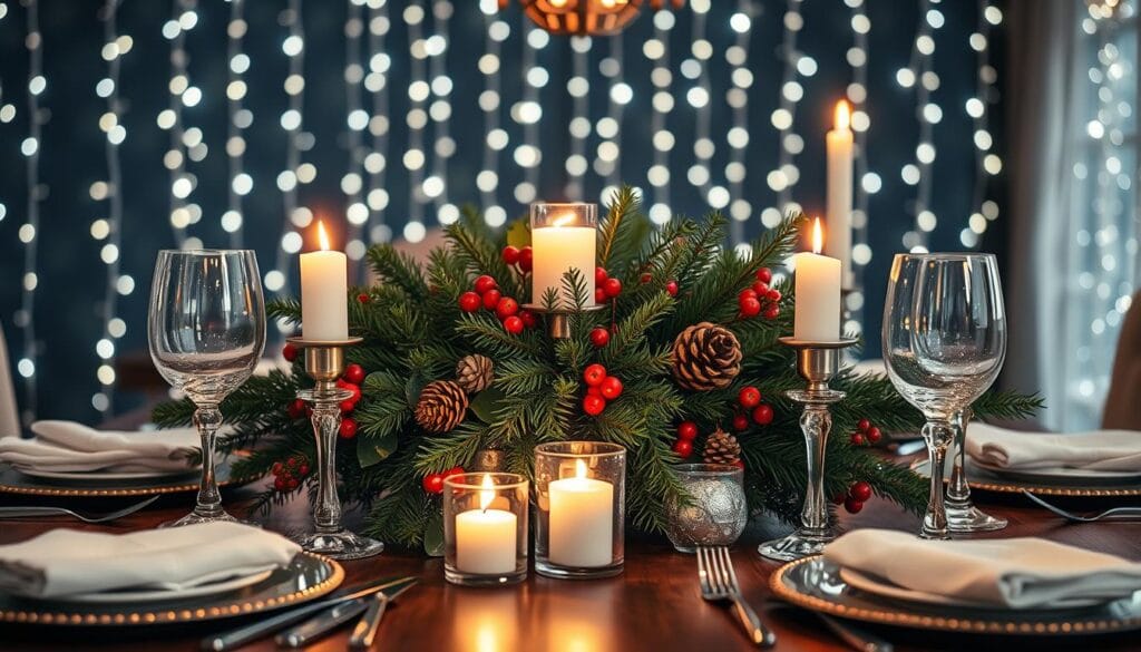 christmas table decoration