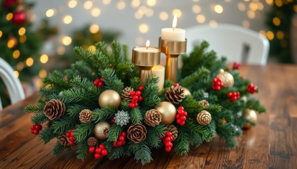 christmas table decoration