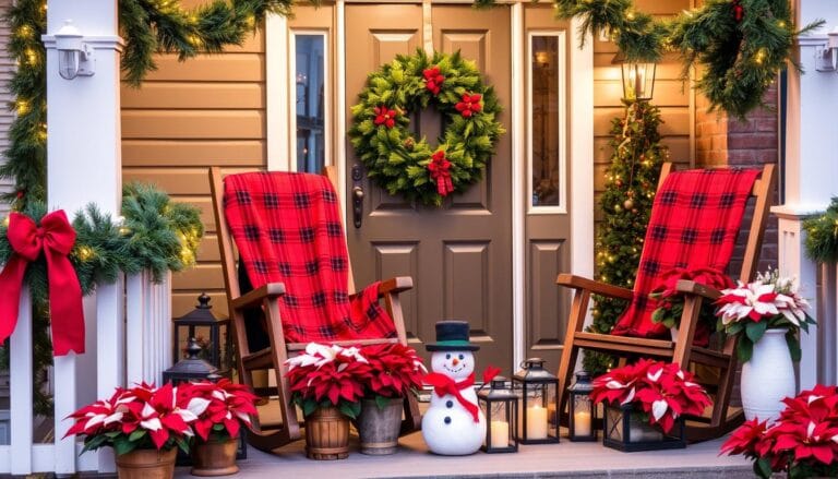 front porch christmas decorations ideas