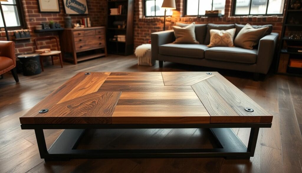 industrial coffee table