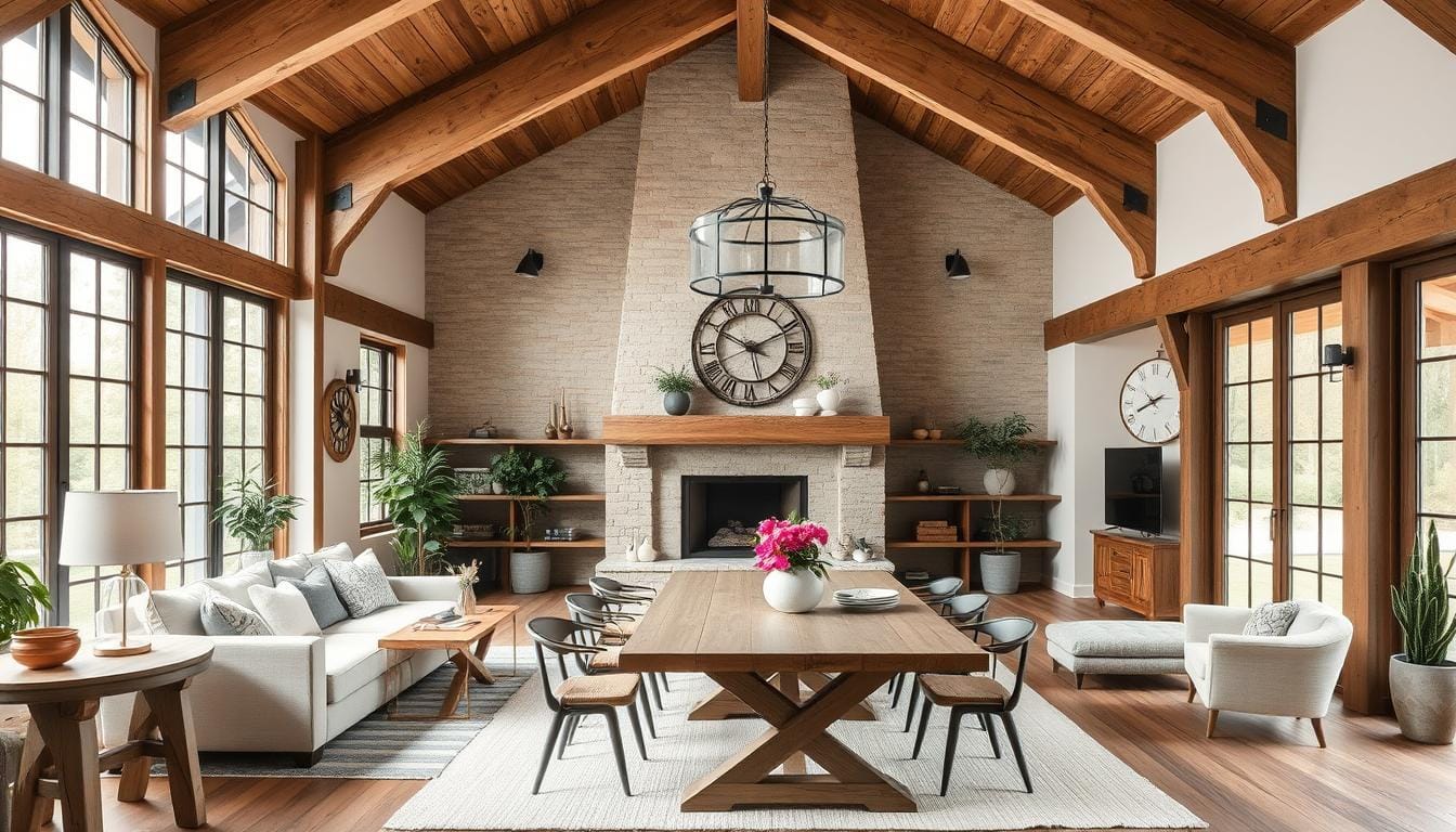 modern farmhouse interior