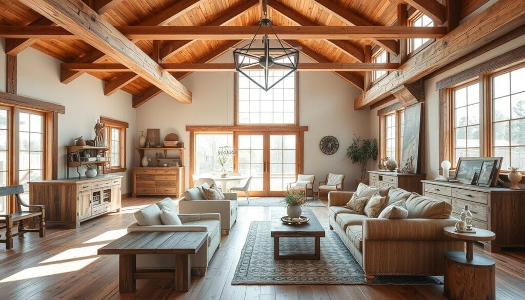 natural wood elements