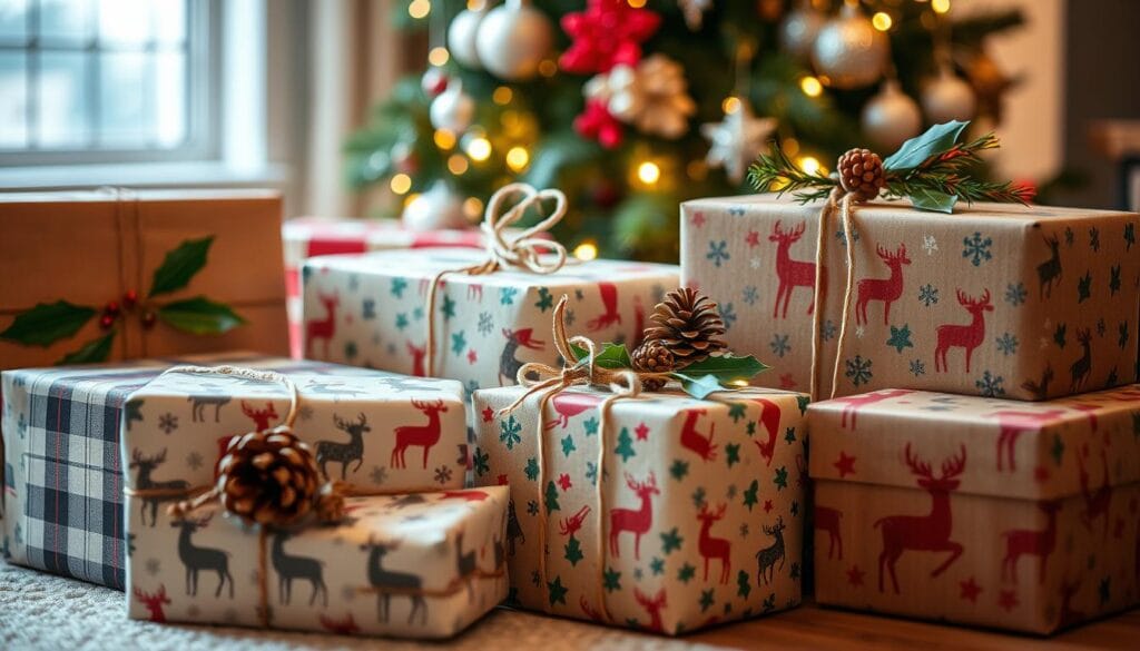 DIY gift wrapping