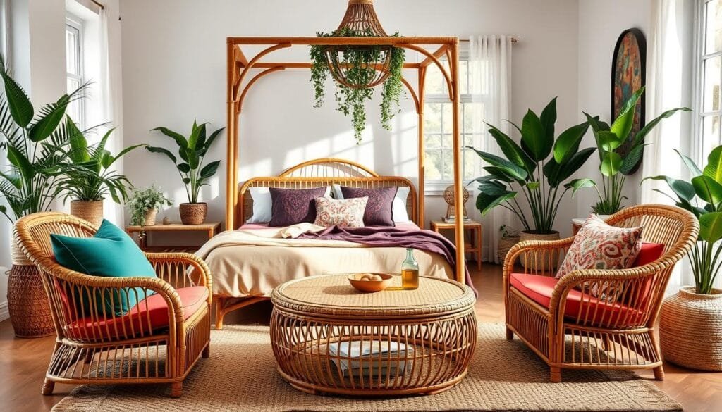 Rattan furniture