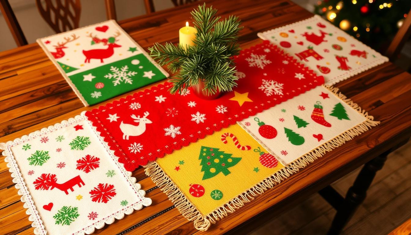 40 DIY Christmas Table Runner Patterns for Your Holiday Home 1 christmas table runner patterns
