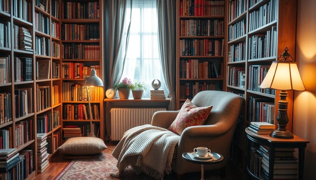cozy reading nook