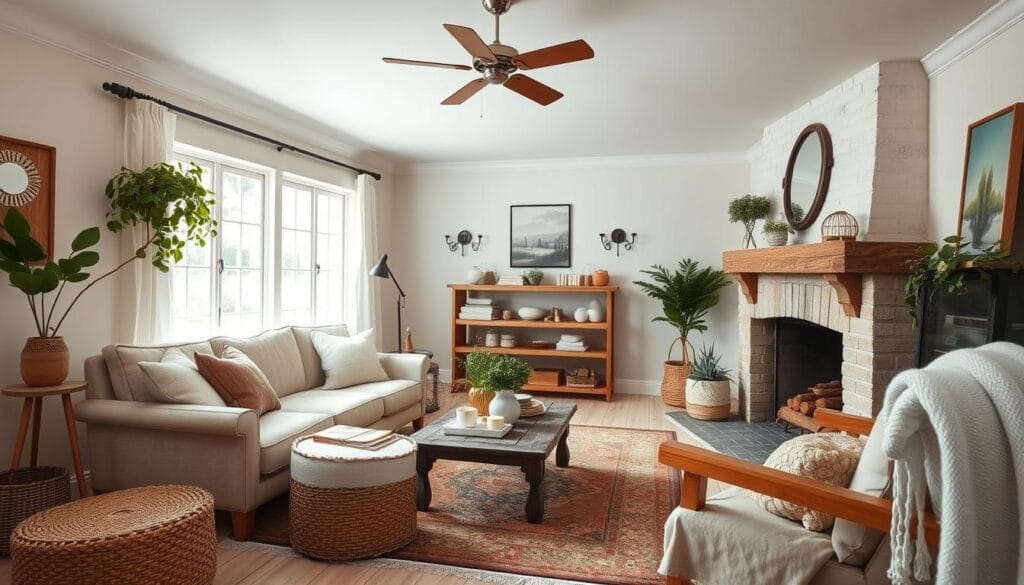 farmhouse living room colors