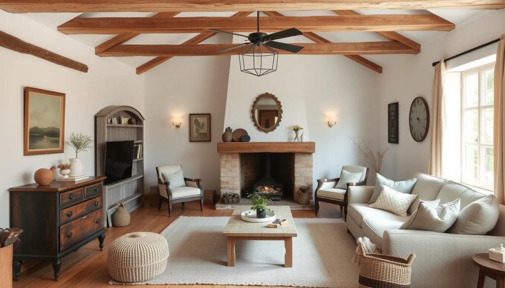 farmhouse living room colors