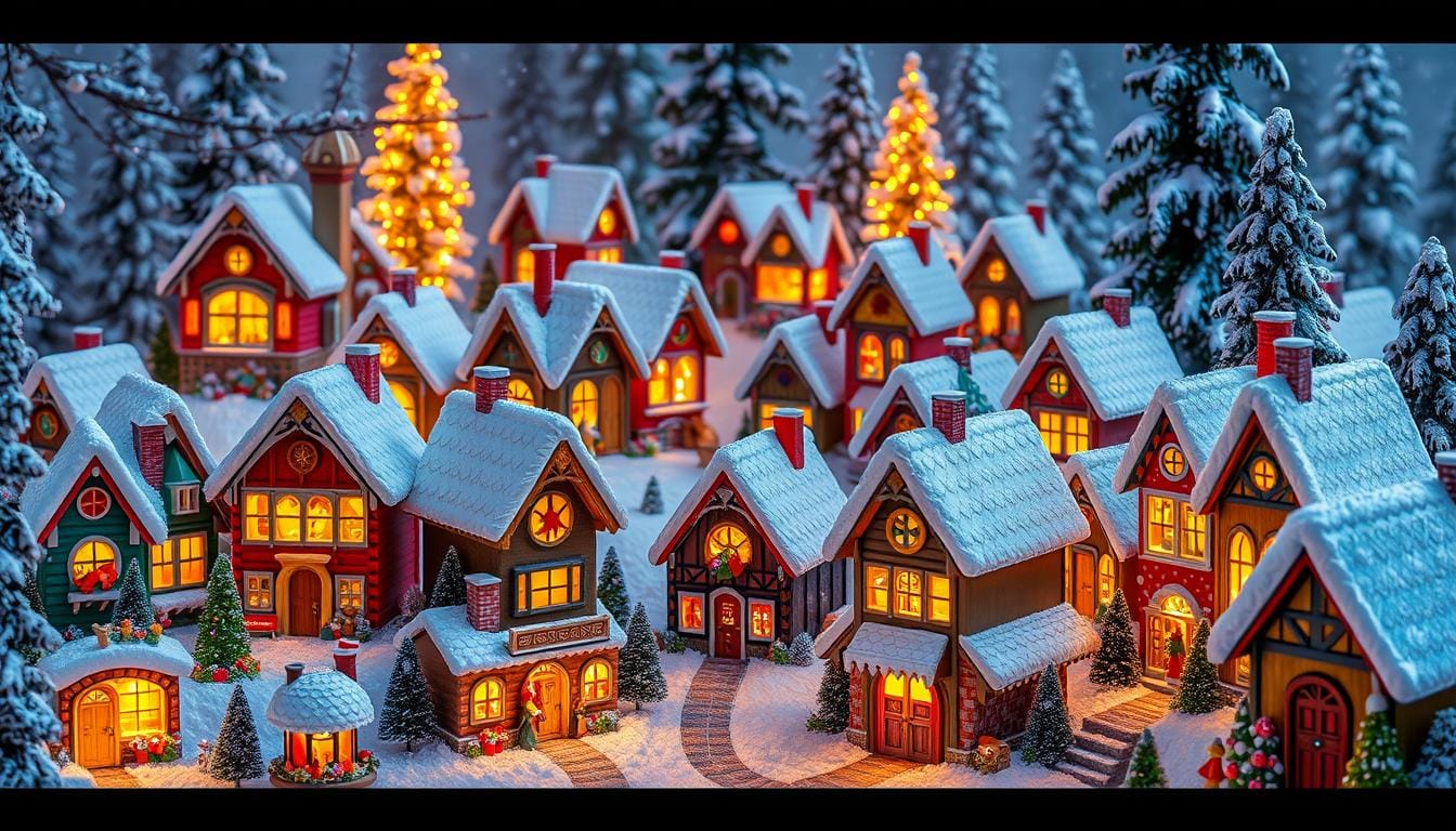 25 Little Christmas Houses: Magical Holiday Decorating Ideas 1 little christmas houses