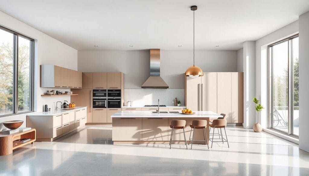 modern kitchen layouts