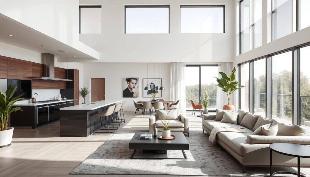 open floor plan