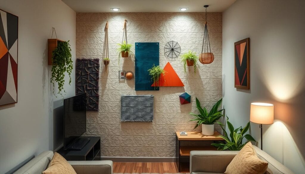 small space wall design