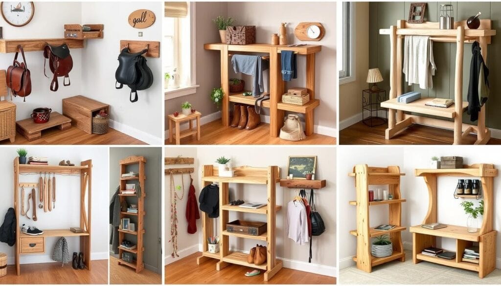 DIY Wooden Saddle Rack Ideas