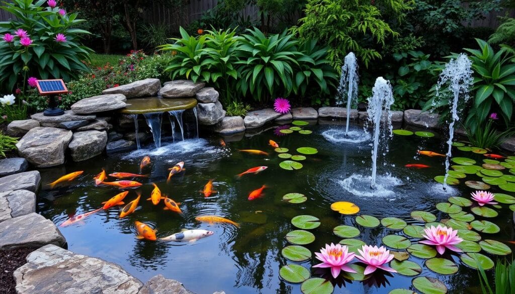backyard pond landscaping