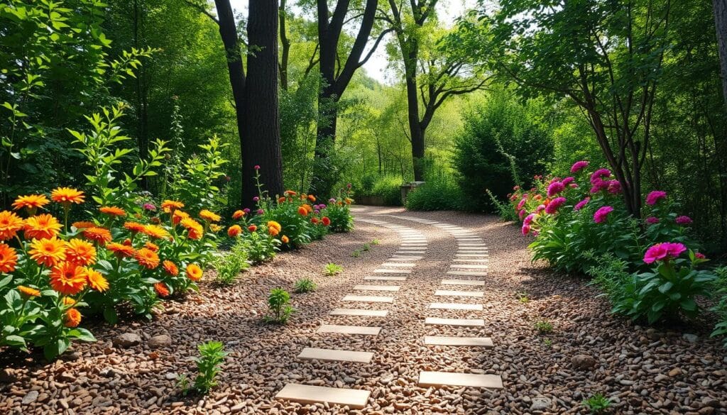 cheap diy garden path ideas