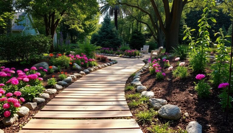 cheap diy garden path ideas