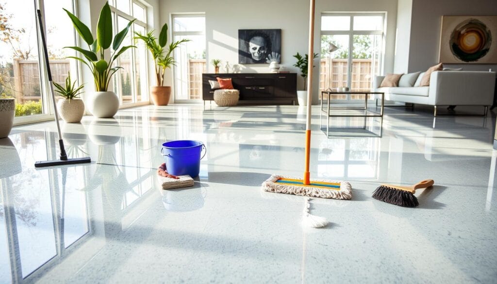 epoxy flooring maintenance