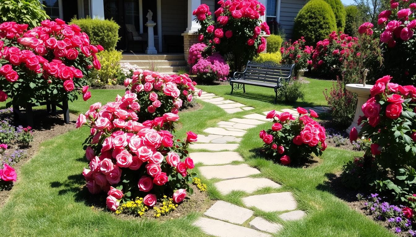 Stunning Front Yard Rose Garden Designs for Any Home 1 front yard rose garden ideas