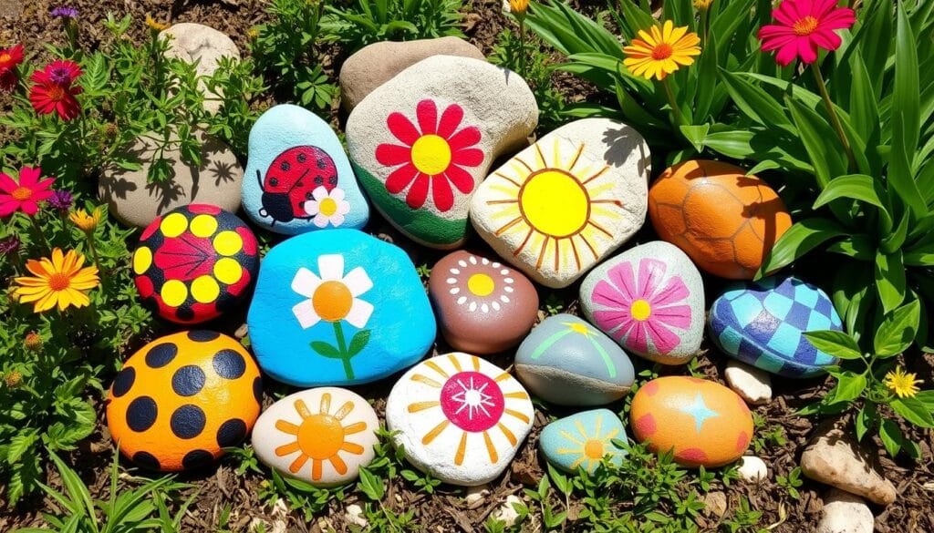 garden rock painting ideas