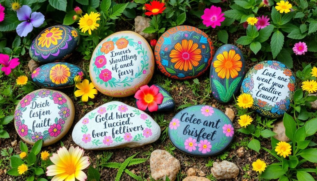 garden rock painting ideas