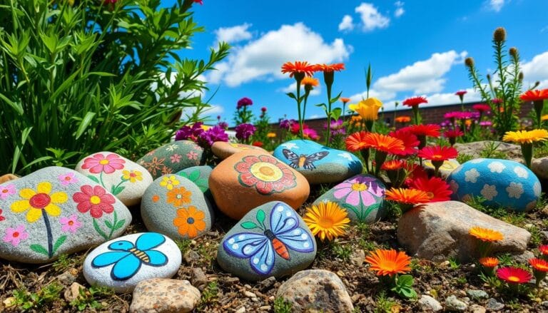 garden rock painting ideas