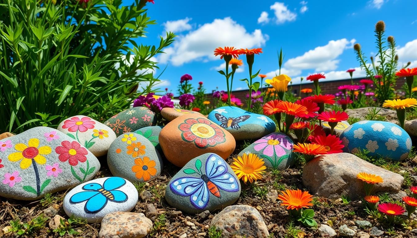 garden rock painting ideas