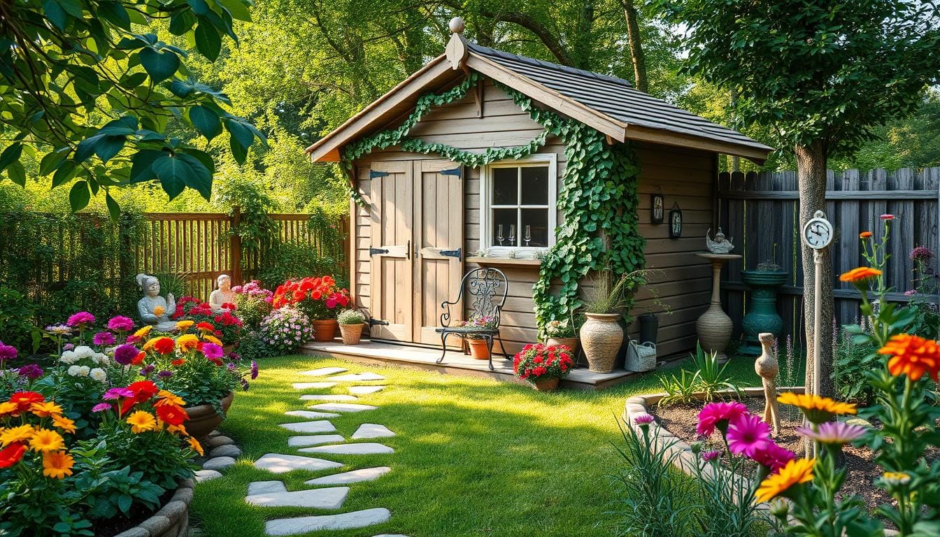 Elevate Your Backyard: 12 Brilliant Garden Shed Landscaping Ideas 1 garden shed landscaping ideas