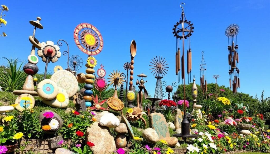 handmade garden art