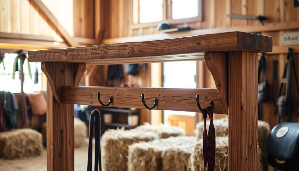 rustic saddle rack DIY