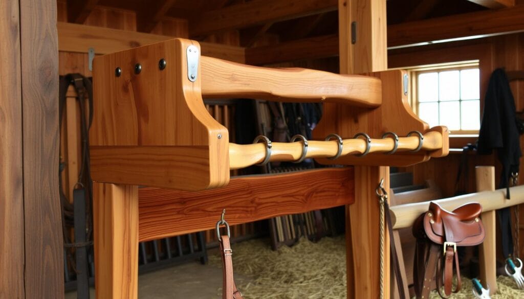 rustic saddle rack DIY
