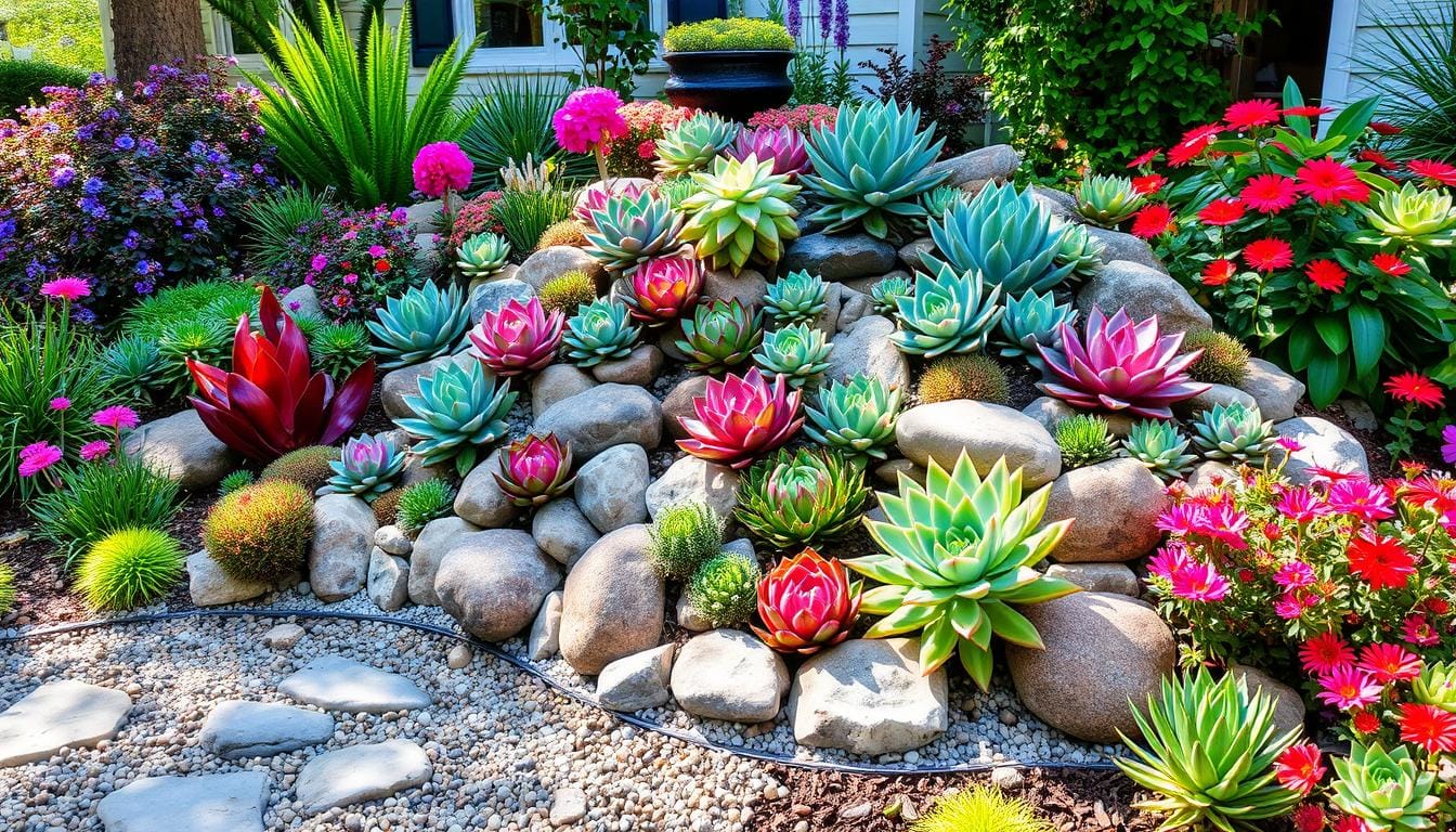 10 Inspiring Front Yard Succulent Garden Ideas