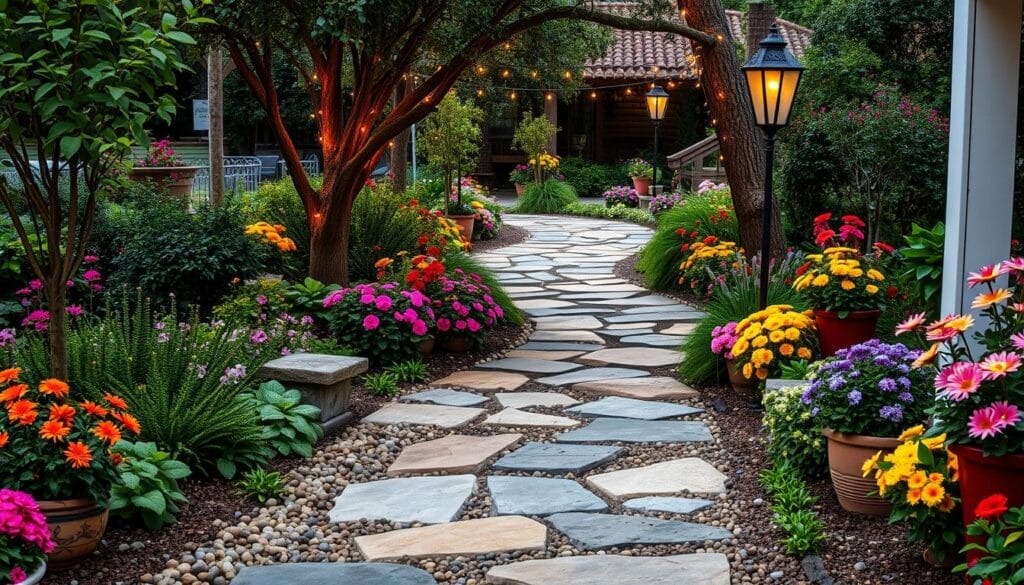 themed garden paths