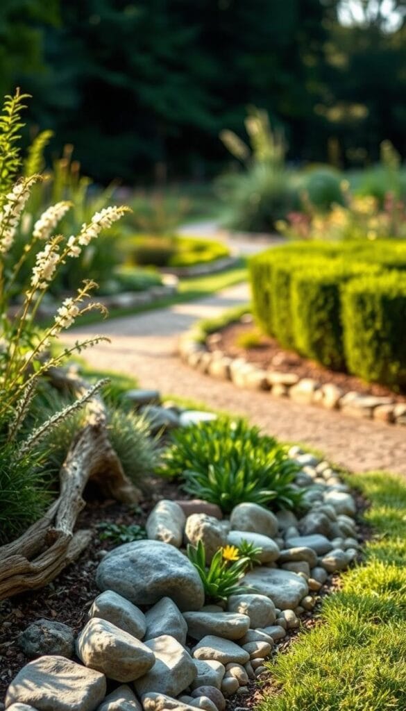 DIY landscape edging ideas