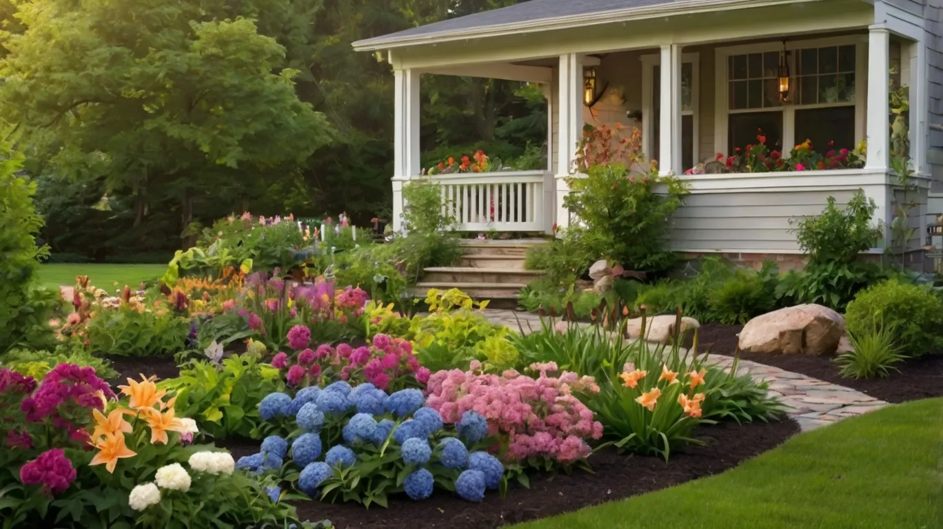 20 Create Beautiful Perrenial Gardens Layout Front Yards | DIY Tips 1 Perennial Gardens Layout Front Yards