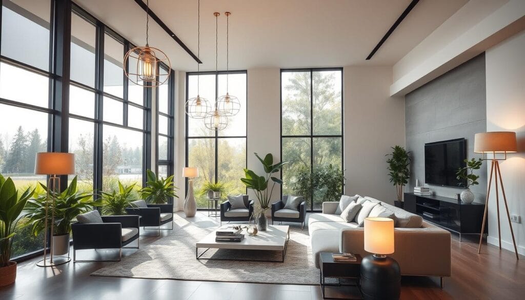 Stylish Living Room Lighting Ideas