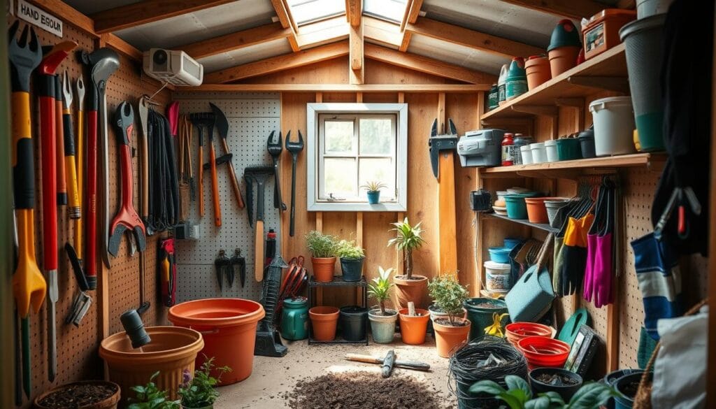 backyard shed storage