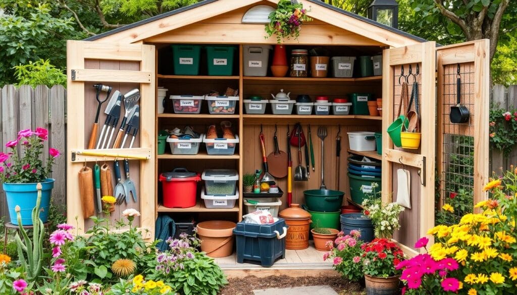backyard shed storage