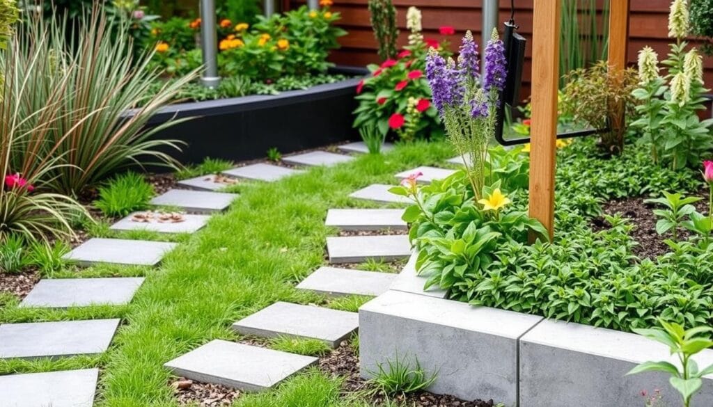 contemporary garden edging ideas