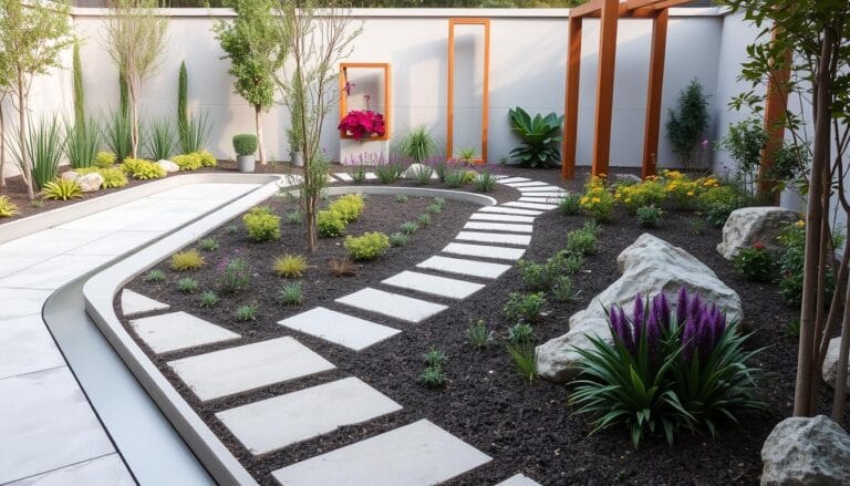 contemporary garden edging ideas