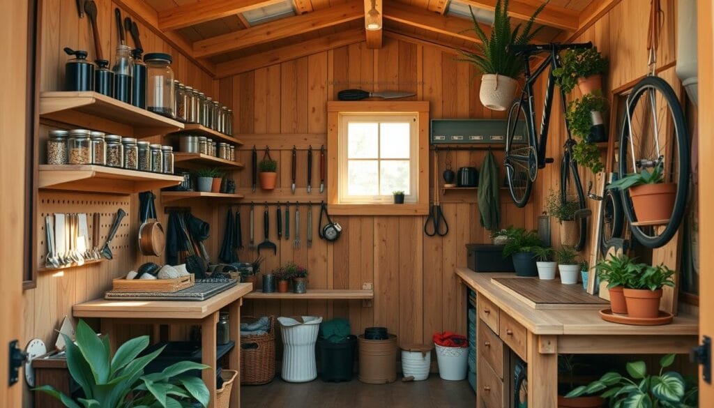 garden shed storage ideas