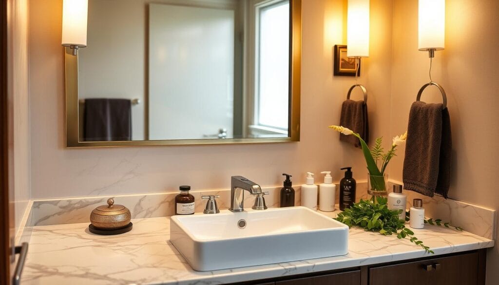 guest bathroom countertops