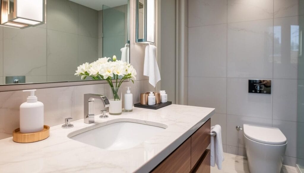 guest bathroom countertops