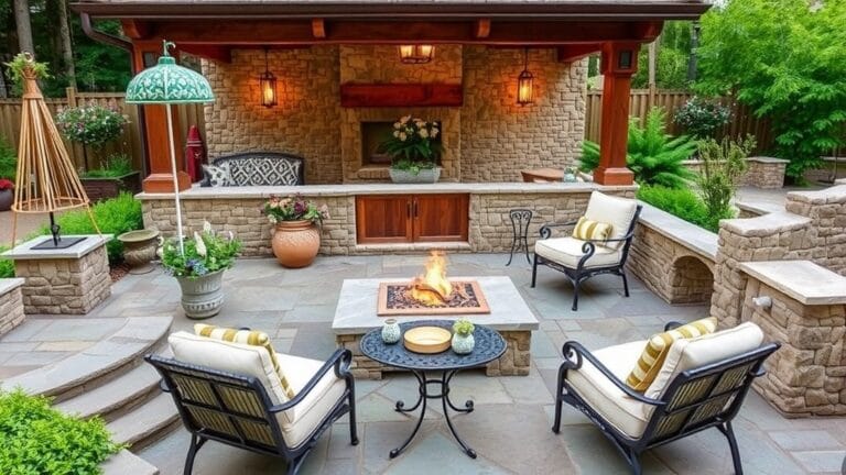 44 Stunning Stone Patio Decorating Ideas for Your Outdoor Space
