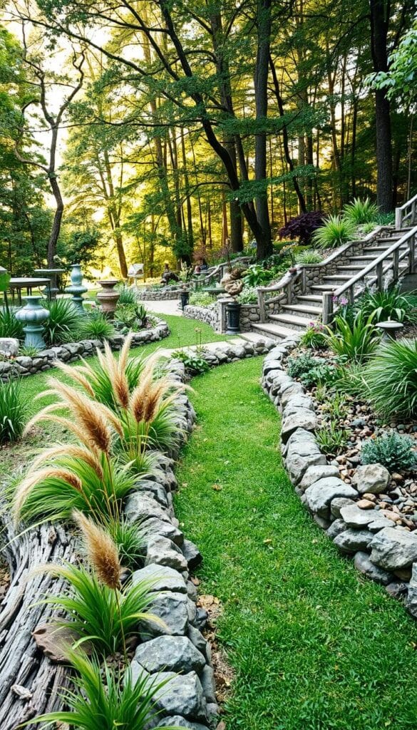 innovative landscape edging ideas