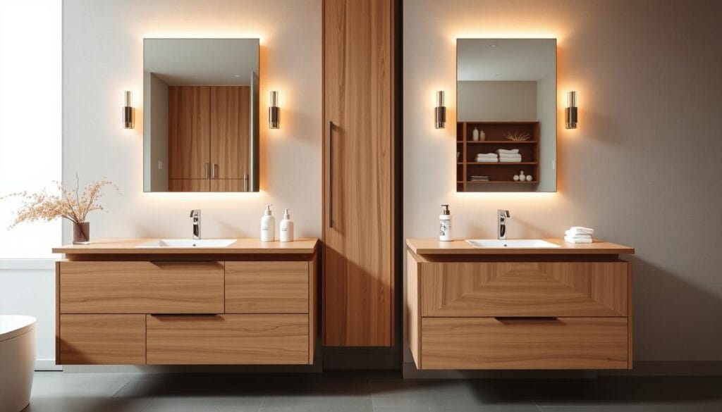 modern guest bathroom vanities