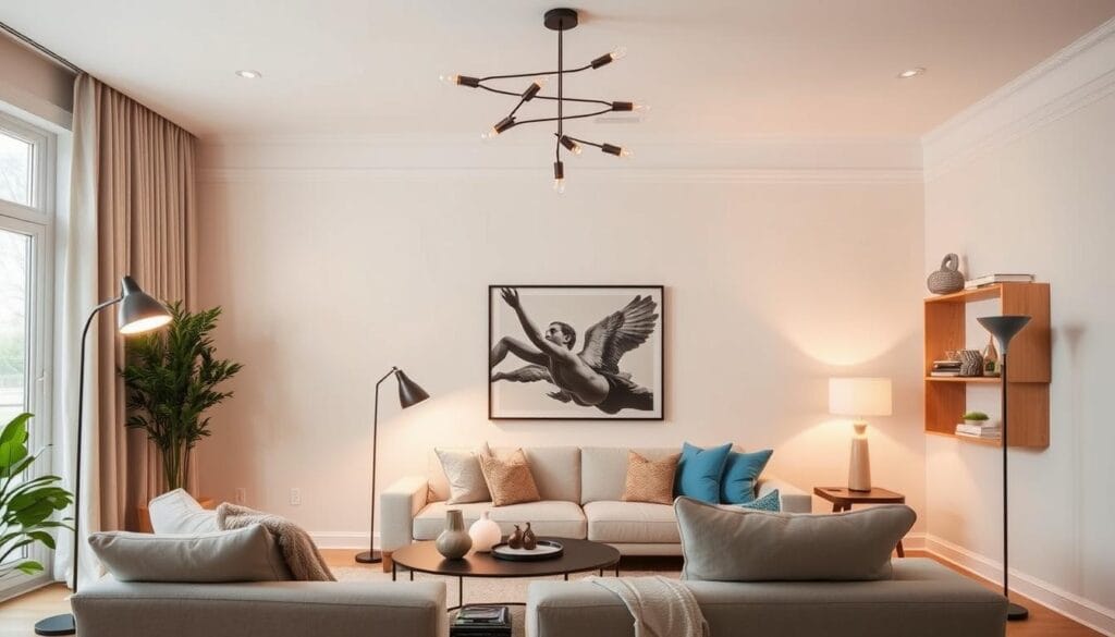 modern living room lighting