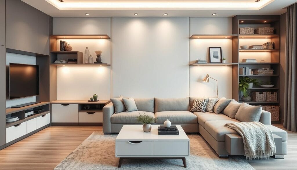 modern living room storage ideas